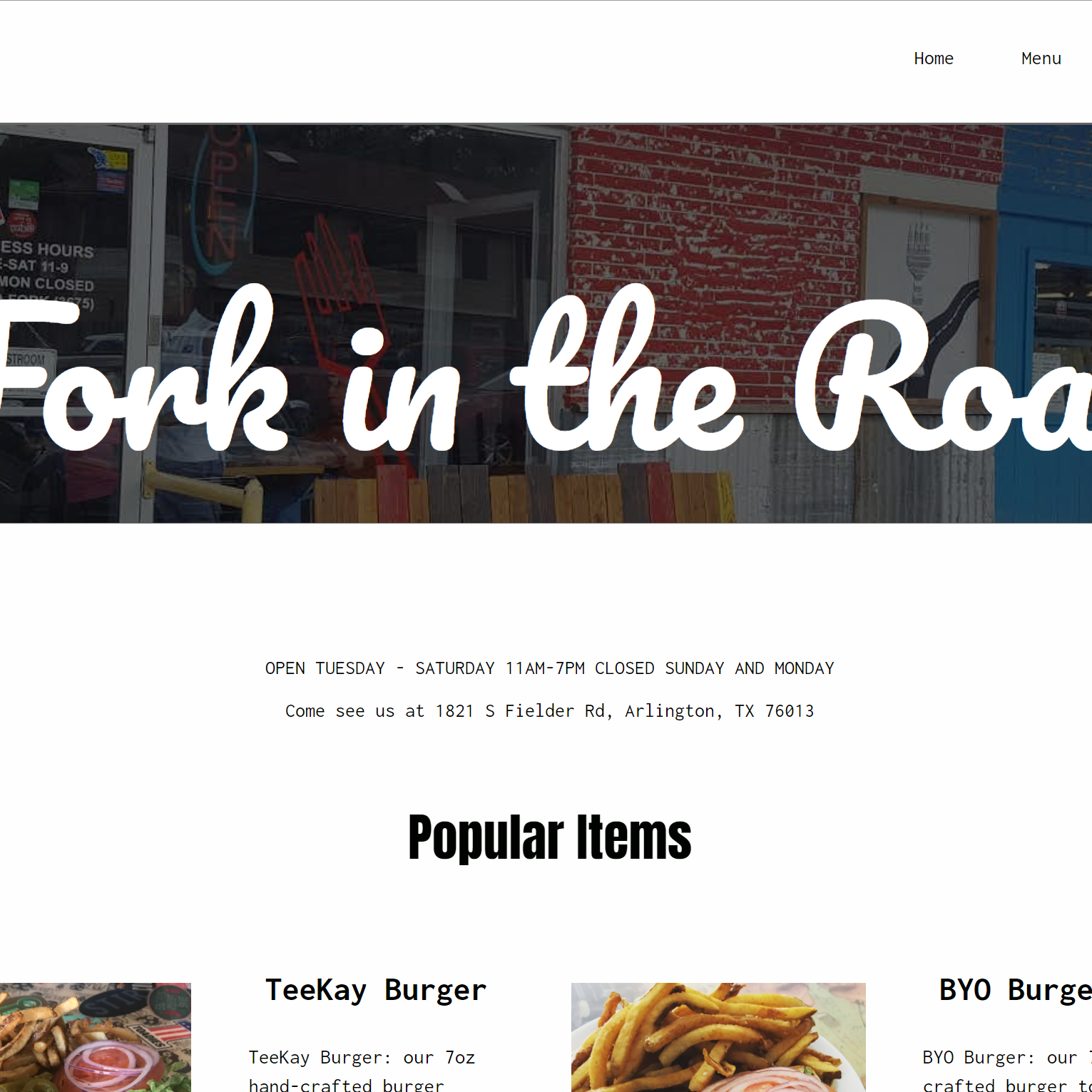 The new Fork in the Road website